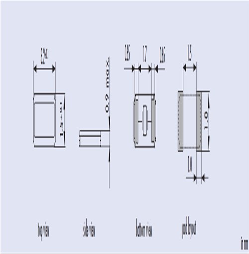 JTX310,Q 0.032768-JTX310-12.5-20-T1-HMR-LF,3215mm,Jauch晶振