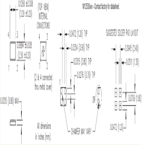 M12531JM12 12.000000,12MHz,3225mm,MtronPTI蓝牙应用晶振