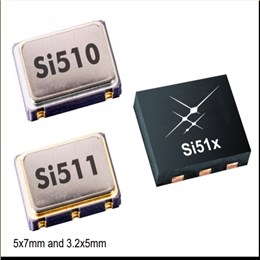 美国Silicon晶振/511BBA100M000BAG/6G室内路由器晶振/Si511有源差分振荡器