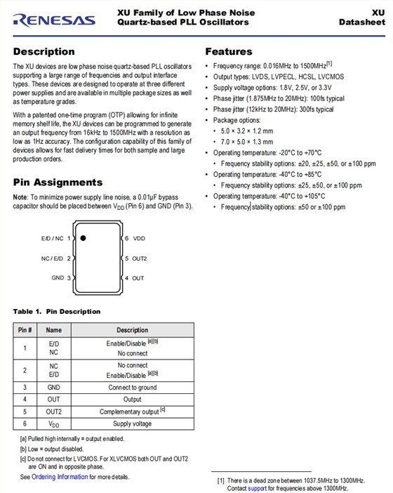 XU 1