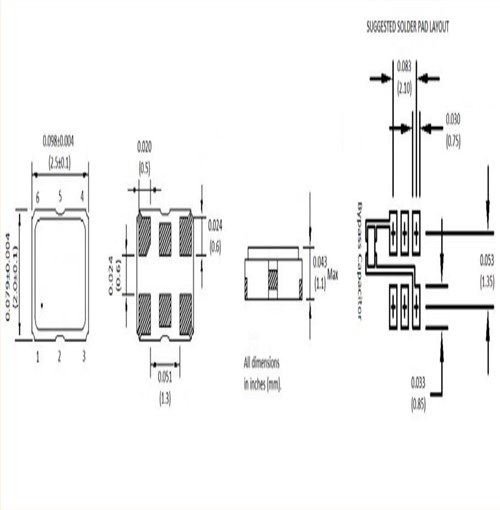 光纤通信6G晶振,M252048LN75.000MHz,MTRONPTI差分晶体振荡器