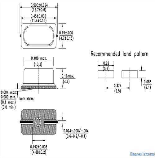 12MHz,ABLS-12.000MHZ-20-B4Y-T,ABLS,Abracon无线应用晶振