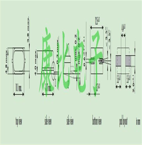 Q8.0-SMU4-30-30/30-LF,JAUCH石英晶体谐振器,SMU4晶振