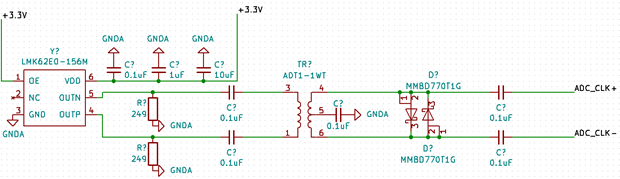 LVPECL差分晶体振荡器时钟源电路设计