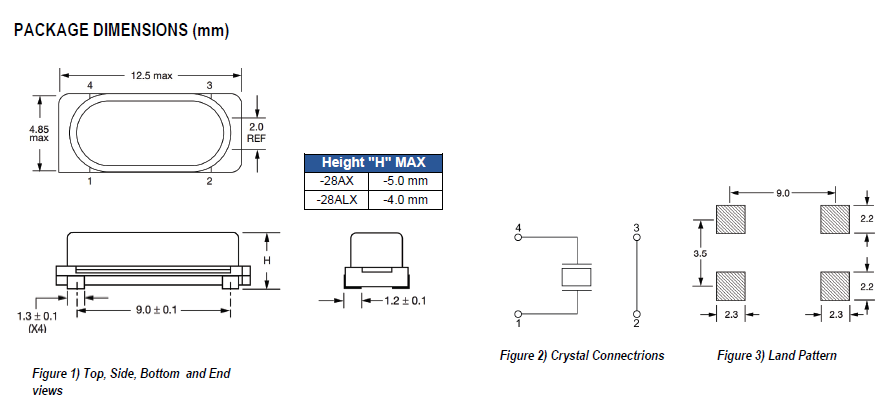 CSM-4AX晶振,ECS-120-32-28AX-TR晶振,ECS进口无源晶振