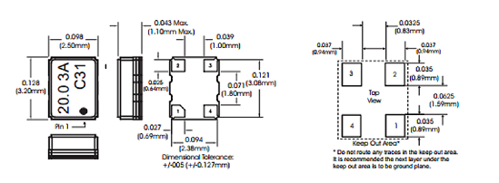 TX211晶振,石英晶体振荡器,有源SMD晶振
