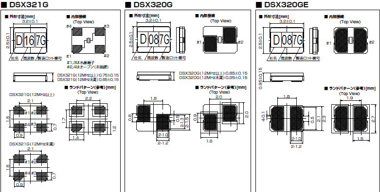 KDS晶振,贴片晶振,DSX321G晶振,1C208000BC0U晶振