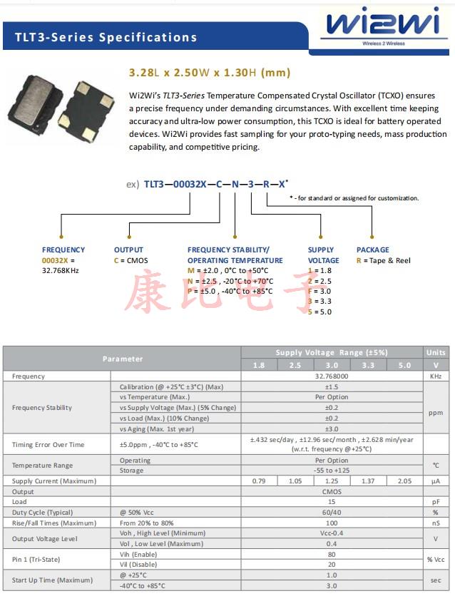 TLT3 3225 TCXO -1