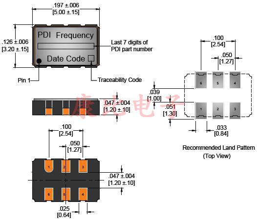 LV5 5032 OSC LVDS