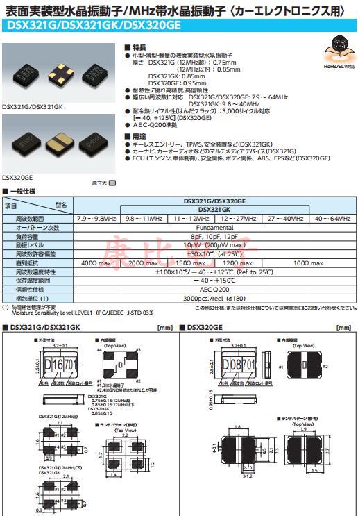 DSX321G DSX321GK DSX320GE 11